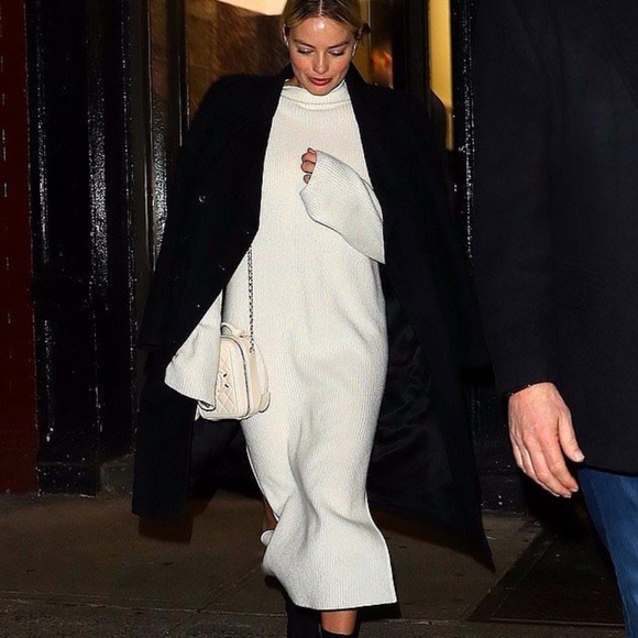 Almada Label Sue Cream coloured Wool maxi dress Size S - Picture 9 of 10